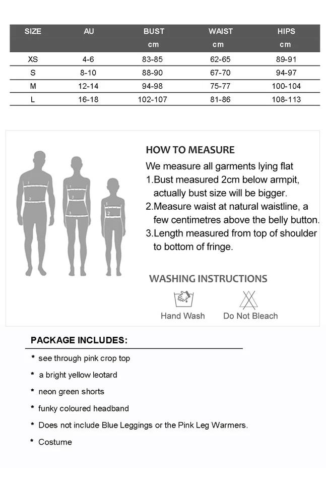 Дамы 80-х Оливия Ньютон Джон физический девочка костюм неоновые 1980-х Sports аэробика - Изображение 2 из 4