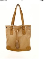 Maurizio Taiuti Camel Tan Leather Tote