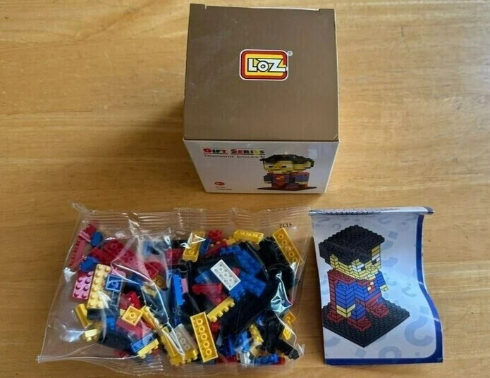 Loz Gift Series Diamond Blocks TRIO: Batman, Spiderman, Superman, NEW - Image 3 of 4