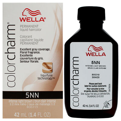Color Charm 5NN Intense Light Brown Permanent Liquid Hair Color