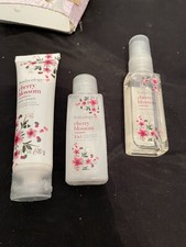 Bodycology Cherry Blossom 3 Pc Travel Set, Lotion, Body Wash, Fragrance Mist NEW