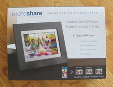 Simply Smart Home Photoshare 8” WiFi Digital Picture Frame 8 GB 5,000+ Photos