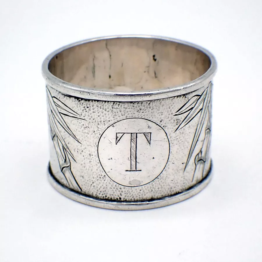 Hammered sale napkin rings