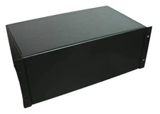 PROCRAFT ARBN-4U-10-BK 4U 10" Deep All Aluminum 19" Rack Mount Project Box