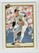 1990 Bowman San Diego Padres Baseball Card #204 Eddie Whitson