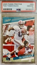 2020 Panini Prestige Tua Tagovailoa Dolphins NFL #295 Rookie RC PSA 10 Gem Mint