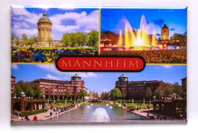 Mannheim, Kühlschrankmagnet, Souvenir.  Made In Germany ! #MA1334