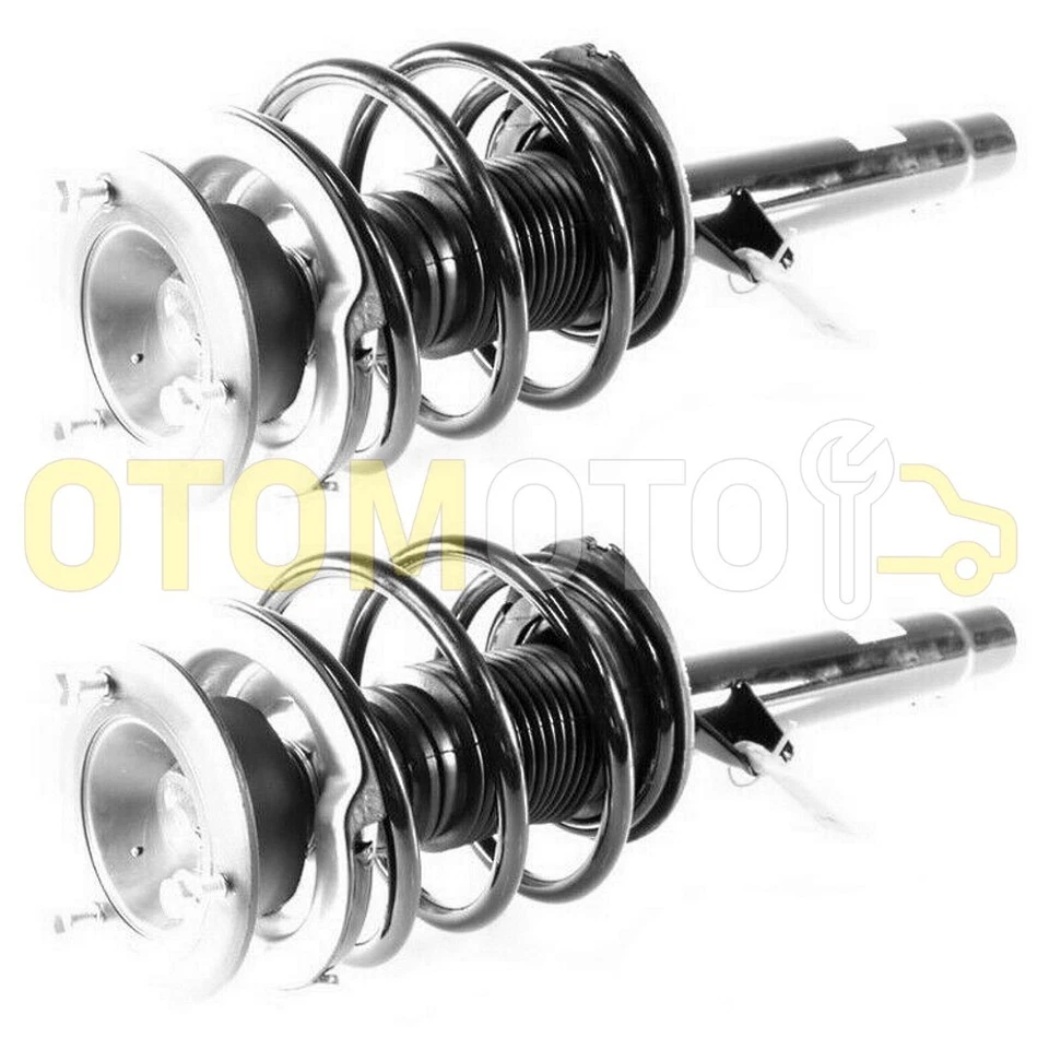 BMW 3 E46 328 330 JAMBE SUSPENSION AVANT AMORTISSEUR RESSORT COUPELLE PRÉMONTÉ - Photo 1/1