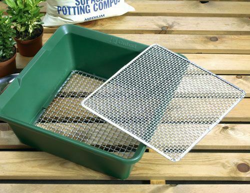 Garland 2-in-1 Interchange Steel Mesh Garden Compost Soil Sieve Riddle- 6mm/12mm