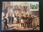 Germany STAMP DAY 1981 MILITARY UNIFORMS FIRST DAY CANCEL MAXIMUM FIRST DAY CARD