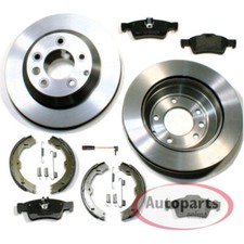 Bremsen Set Ø 300 mm + Beläge + Backen hinten für Mercedes E-Klasse [W212 S212]