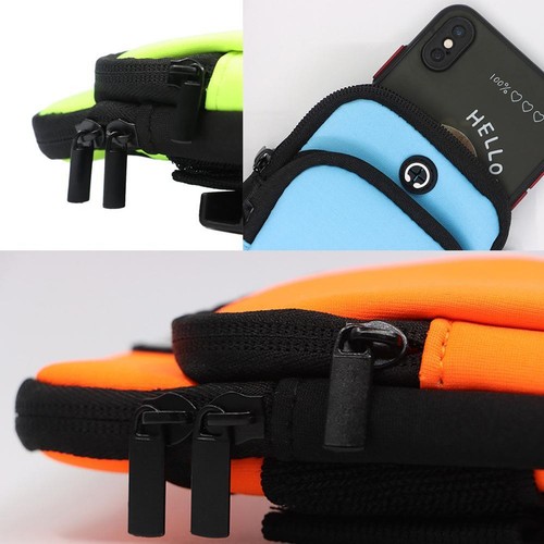 Sport entraînement course gym bras poignet sac bracelet téléphone sac lot F8 - Photo 5/34