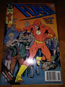 Dc Comic Book Flash Never Look Back 44 Nov 90 Ebay
