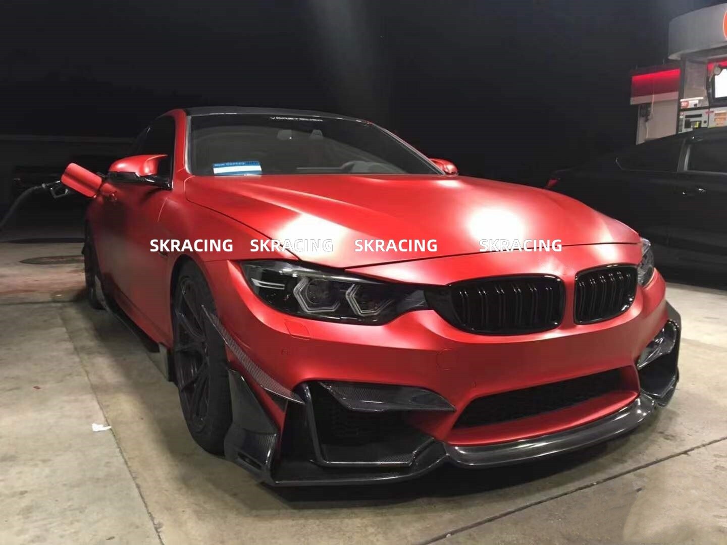 LPT Style Carbon Fiber Front Bumper Lip Splitter For BMW F80 M3 (2015-2018) & F82/F83 M4 (2015-2020)