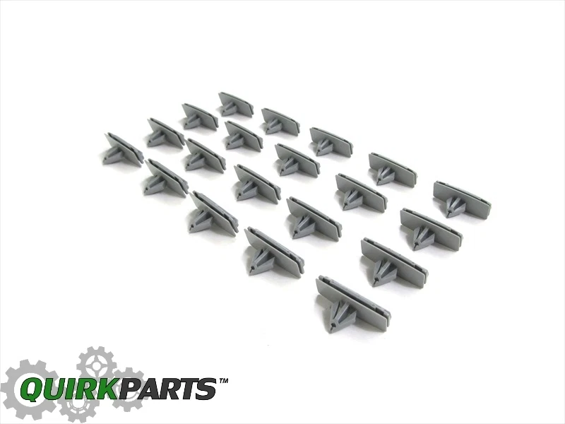 02-11 Jeep Liberty GUARDABARROS ACAMPANADO CABEZA FLECHA MOLDURA CLIPS (JUEGO DE 20) NUEVO MOPAR Foto 2 de 4