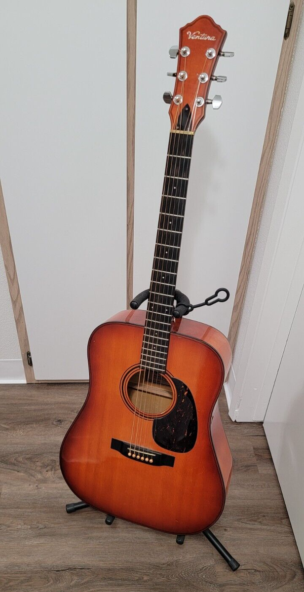 Ventura Acoustic Electric Guitar Model V-21 , built in Japan