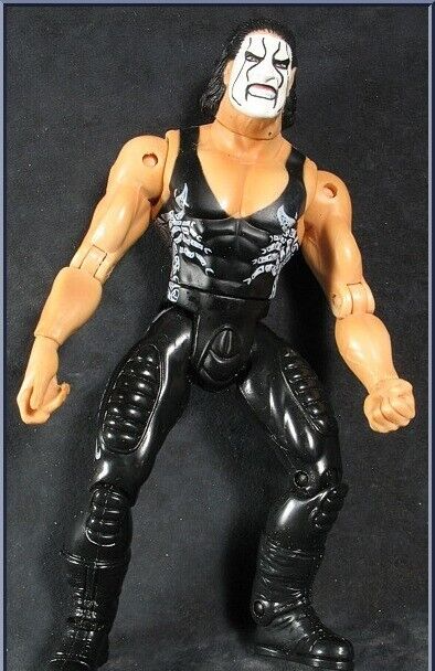 2000 ToyBiz Power Slam WCW Wrestlers Sting w/Macho Man Target 6.5