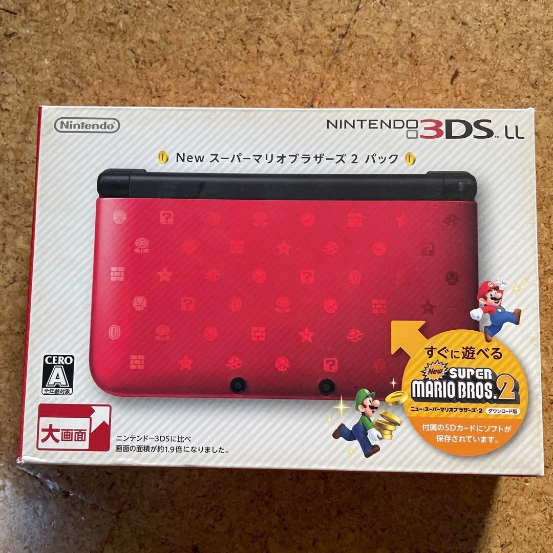 Nintendo 3DS LL XL New Super Mario Bros 2 Pack Console Japan