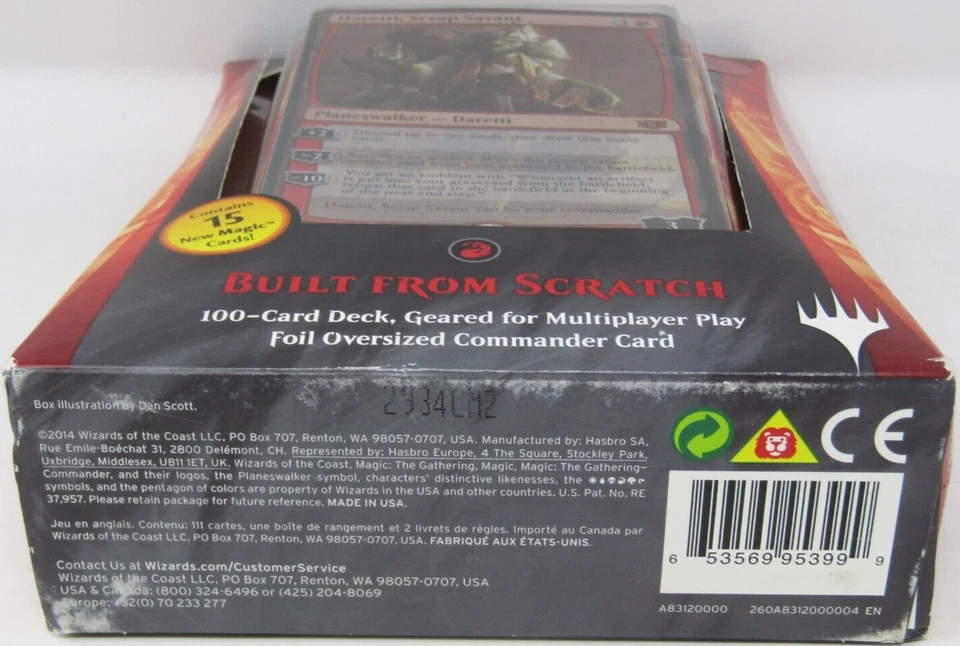 MTG Built From Scratch Commander Deck 2014 Sealed - Image 4 of 4