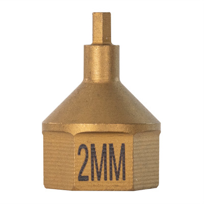 Mayhew 2 MM Metric Hex Dual Drive Bit, 7/16'' Drive