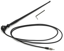 - Marine Black AM-FM Rubber Ducky 15 Inch Antenna Kit - for ATV, Boat, Camper...