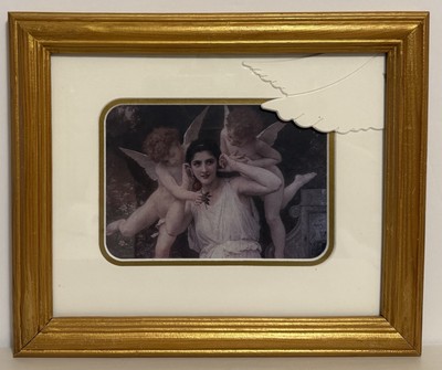 WILLIAM-ADOLPHE BOUGUEREAU ''L'Innocence'' 1994 Print With Gold Frame 12 X10 