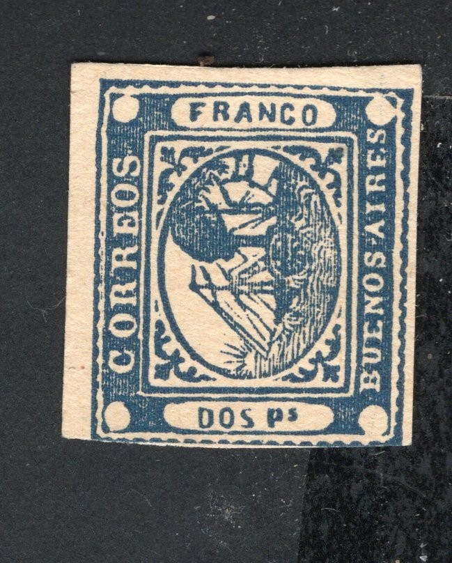 Argentina 1858 stamp Mi#1 MH CV=286$