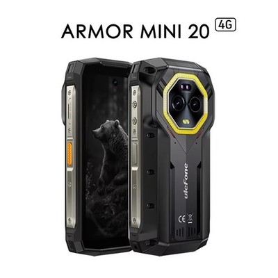 Ulefone Armor Mini 20 4G 4.7'' Rugged Phone Rugged Phone 64MP Night Camera 256GB