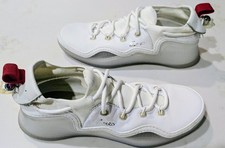 Christian Louboutin Hombre Zapatillas/Zapatos Tenis, Blanco, Talla 12 - 45, Usado Una Vez!