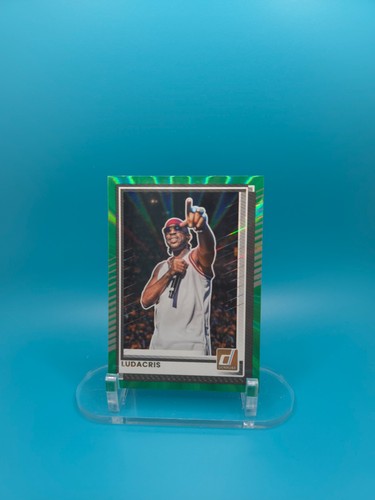 Ludacris [Holo Green Laser] #122 2025 Panini Donruss card