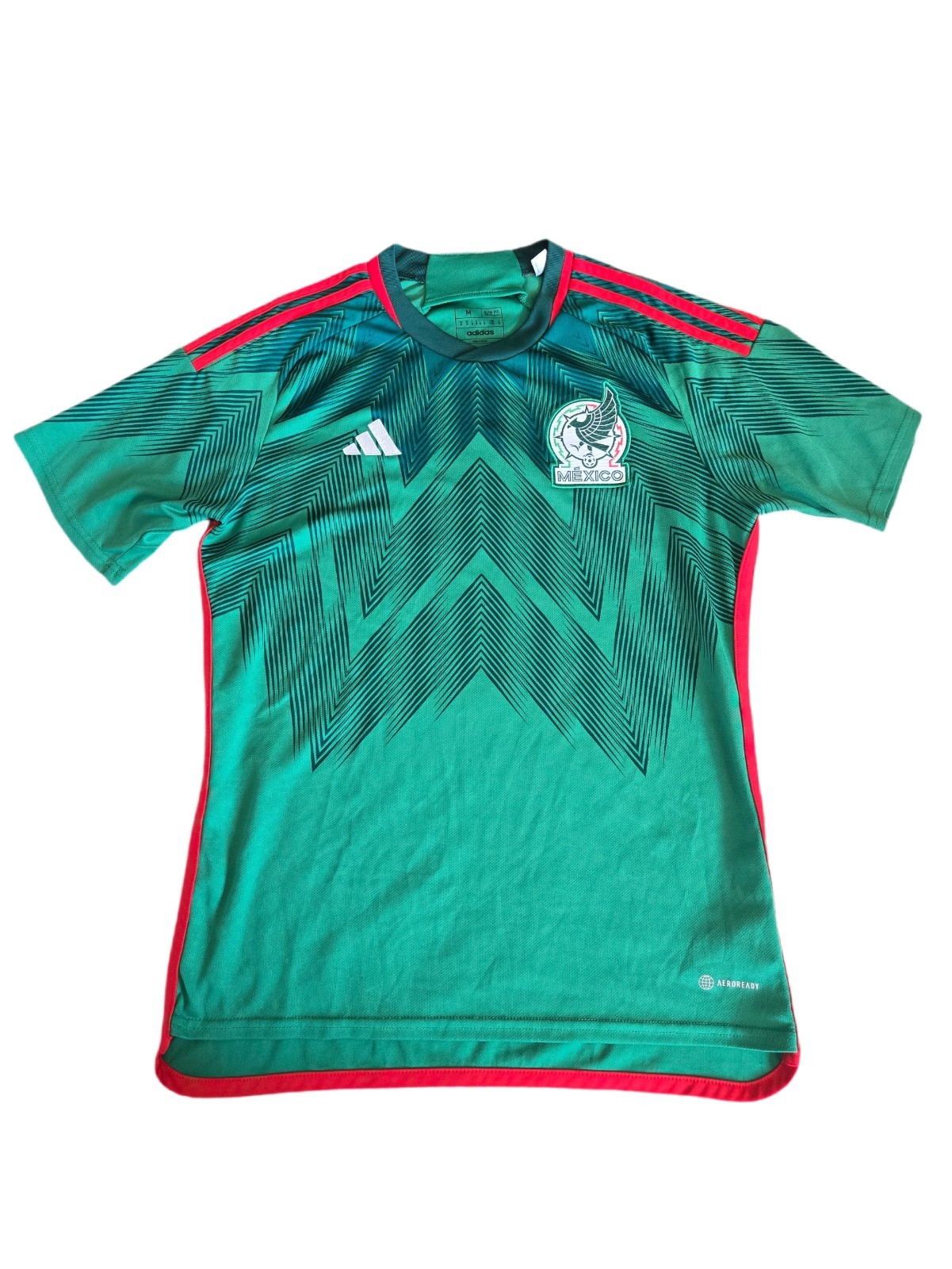 Mexico Adidas Soccer Jersey Men Medium 2022 FIFA World Cup Authentic