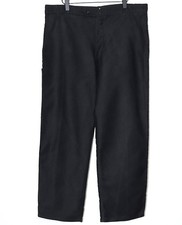 Vintage 1960s Black Moleskin Work Chore Pants ADOLPHE LAFONT W40 Made in France