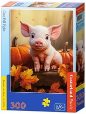 NEW Castorland Jigsaw Puzzle 300 Pieces 8 Ages Cute Fall Piglet
