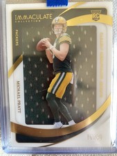 2024 Panini Immaculate - Clearly Immaculate Rookie Jerseys Michael Pratt