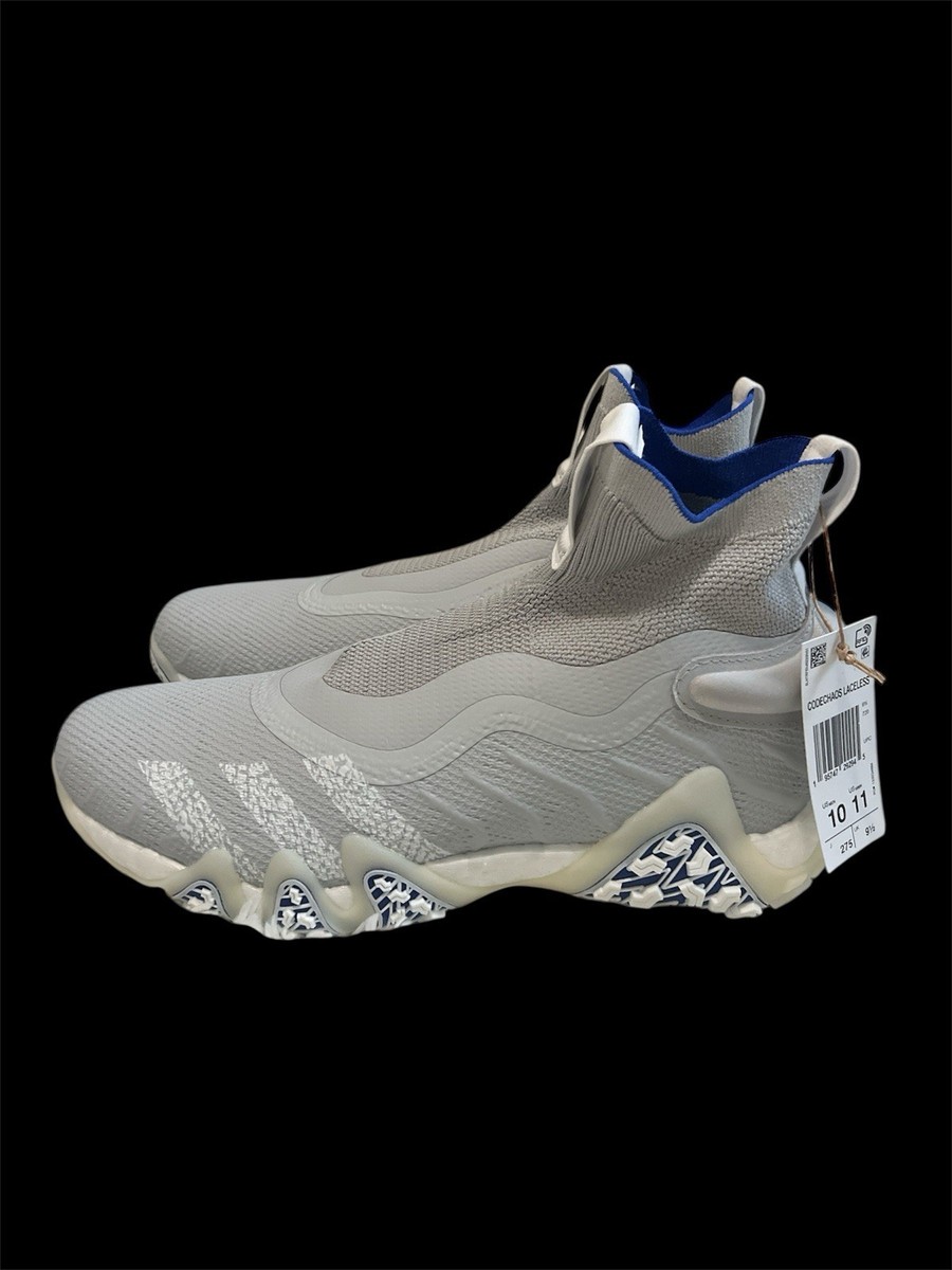 Adidas CodeChaos Laceless Spikeless Golf Shoes Grey Boost  display picture 3