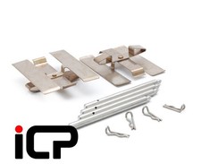 Kit raccordi pastiglie freno posteriori 2 marmitte Brembo adatti a: Subaru Impreza WRX STI 00-17