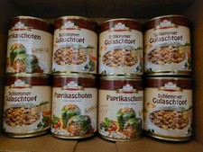 10 Dosen Fertiggerichte Verschiedene 800ml