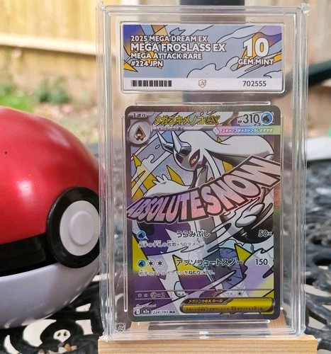 Pokémon TCG ACE 10 SLAB | Mega Froslass ex | 224/193 | Mega Dream | Gem Mint