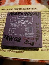 ⭐ AMD 486 CPU DX2-80 A80486DX2-80NV8T Keramik Sockel 3🕹️RETRO ✅GETESTET