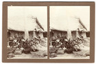 Original-3D/Stereophotographie Reishändlerinnen auf Bali, August 1913