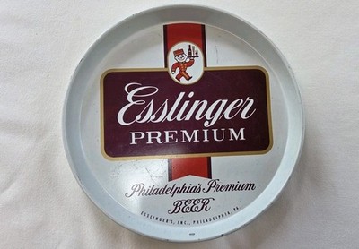 Vintage Esslinger s Premium Beer Tray PA 10th Street Philadelphia Philly Bar 