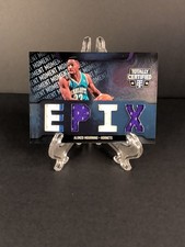 2015-16 Totally Certified - Epix Moment Quad MembAlonzo Mourning #EPIX-AM4 /99