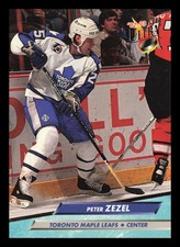 Peter Zezel #216 1992-93 Ultra Toronto Maple Leafs Hockey