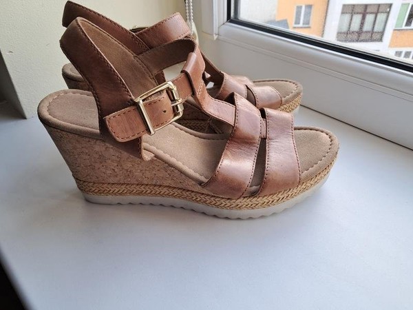 Women Gabor Sandals Brown 37