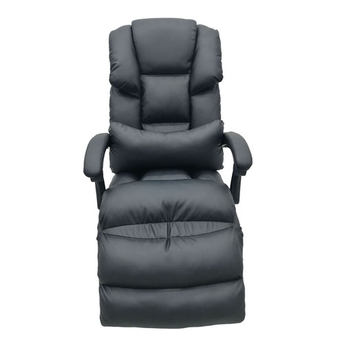 Used Facial Bed w Pillow 360° Rotating Black Beauty Relax Chair Tattoo Salon Spa