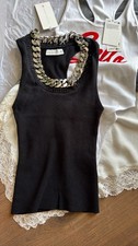 Stella McCartney x H&M schwarzes Tanktop mit ...
