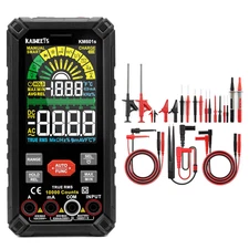 Multimeter Tester 10000 Counts TRMS & 23PCS Multimeter Test Leads Kit