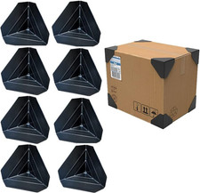 60 Pack Shipping Box Corner Protectors Plastic Edge Guards for Packaging