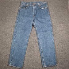 Vintage Levis 505 Jeans Mens 38x30 Medium Wash Blue Denim Straight Made in USA