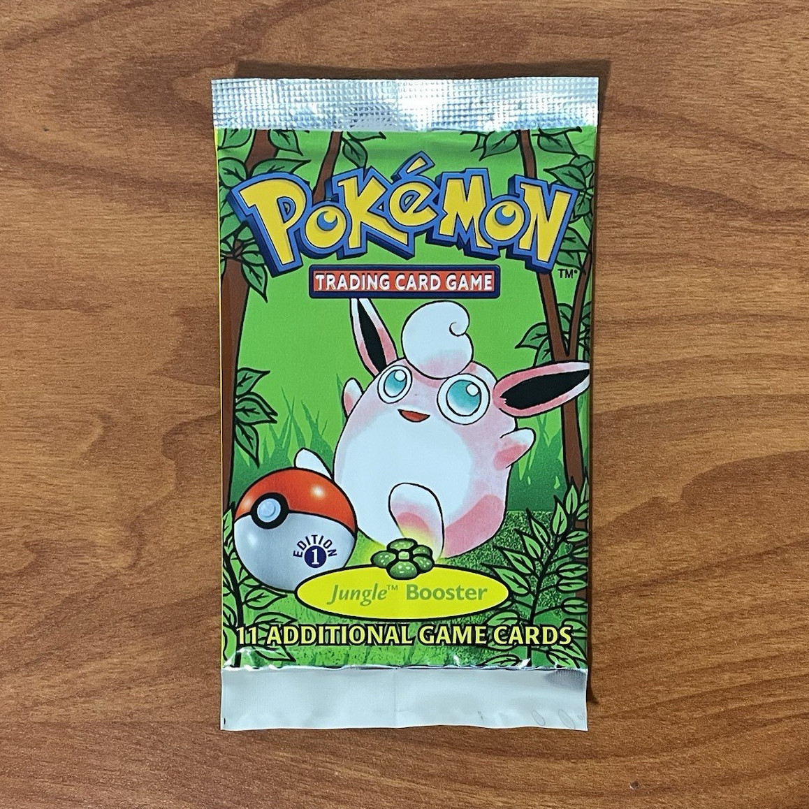 Pokémon TCG Jungle 1st Edition Booster Pack Wigglytuff 11 Cards Sealed English
